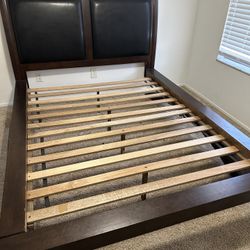 Queen Sized Wooden Bed frame With Slats 