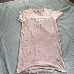 Vestido rosa palo guess size large