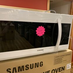 Samsung 30 in. W 1.7 cu. ft. Over the Range Microwave in White N1