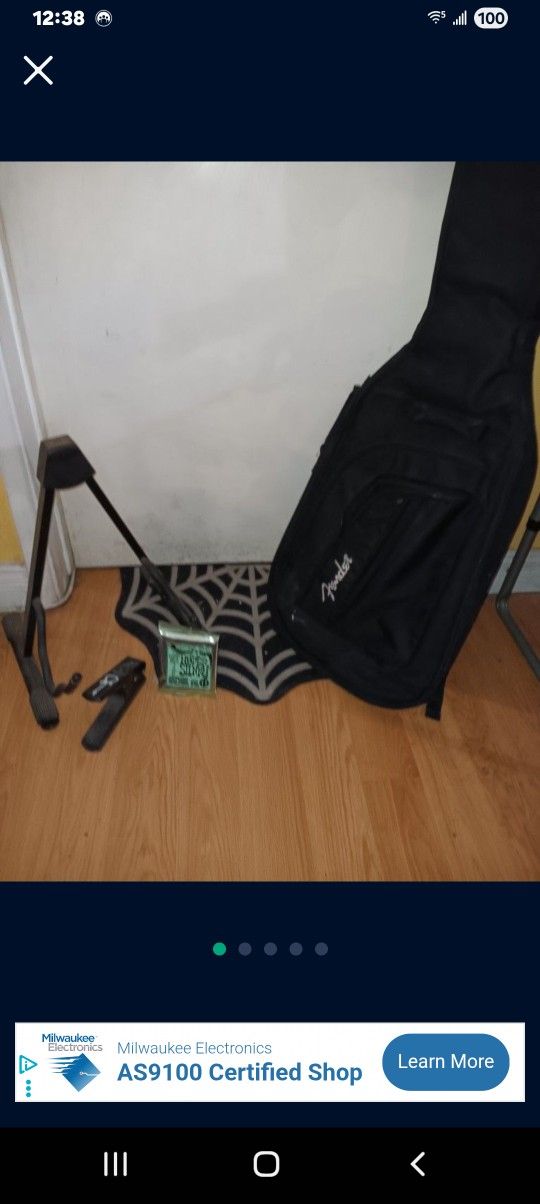 Guitar Case,stand,pick Maker,Guitar Strings