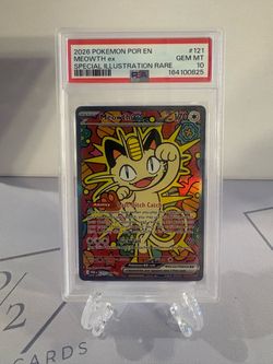 2026 Pokemon - Meowth ex 121/088 Me03: Perfect Order Holo Rare