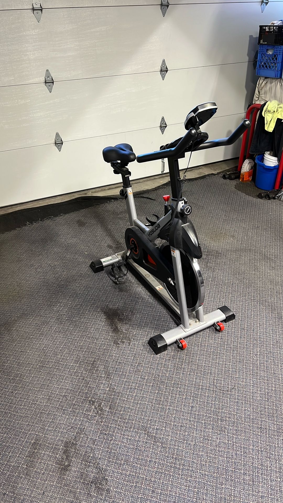 Yosuda Exercise Bike Magnetic Black