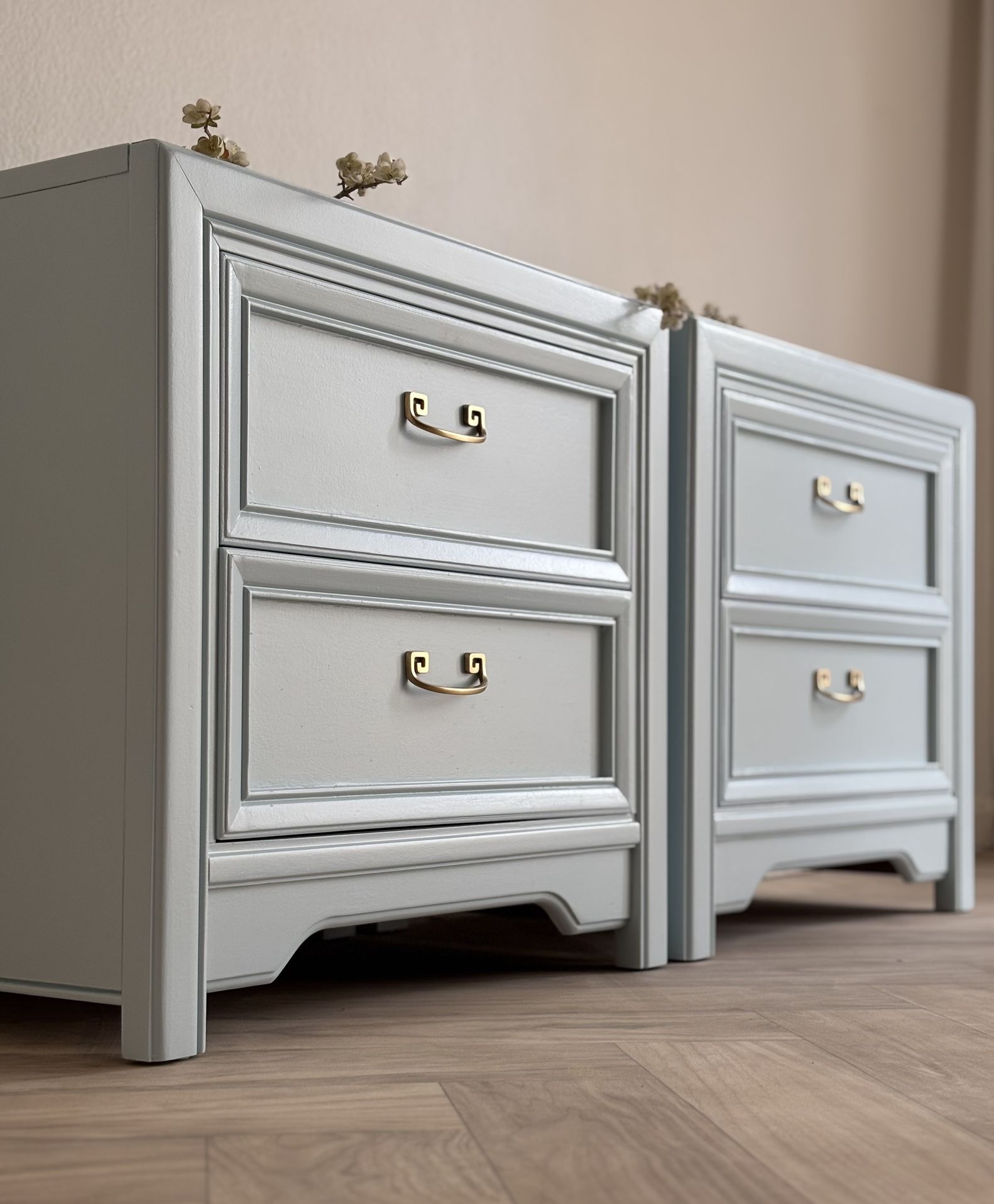 Nightstands/End Tables/Bedside Table/Modern/Baby Blue/Night Stands/Coastal/Beach