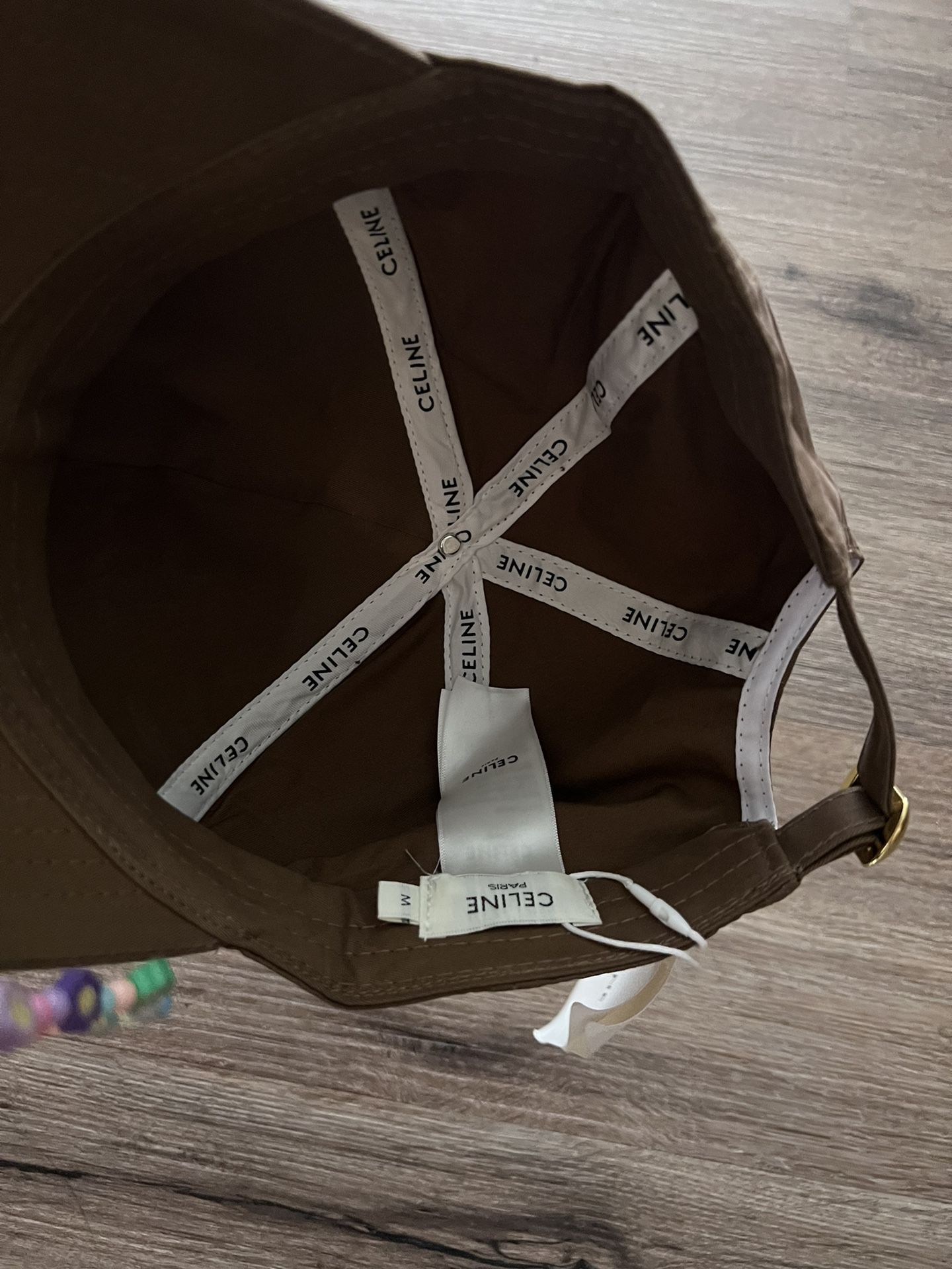 TRIOMHE HAT IN MONOGRAM COTTON - MARRON / CARAMEL