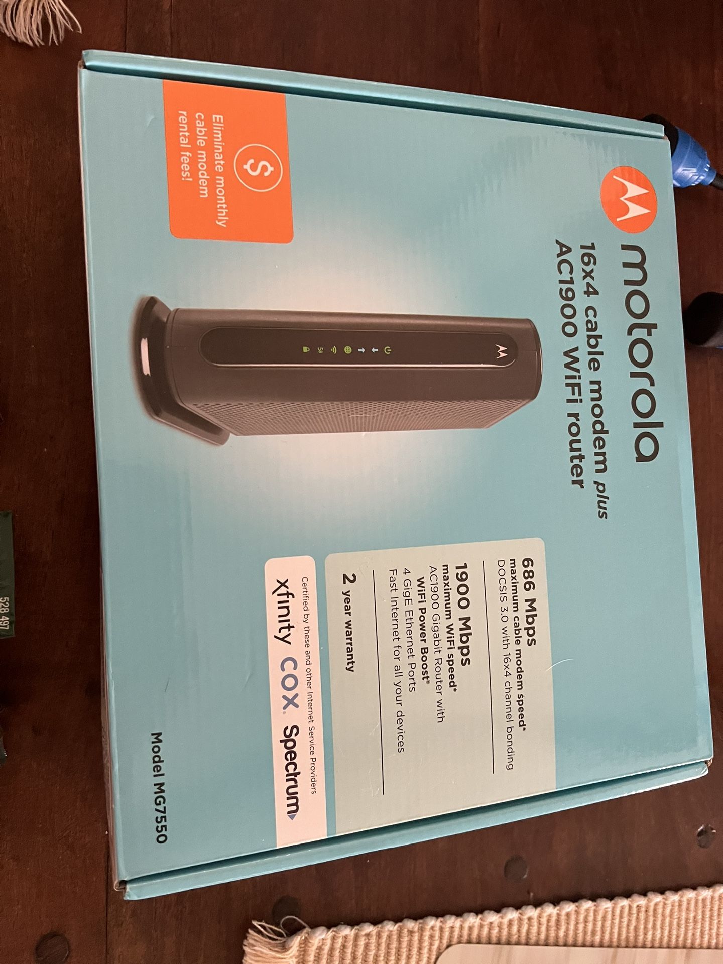 FREE Motorola Cable Modem + Router
