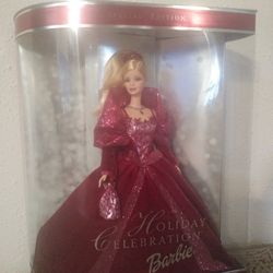 2002 Holiday Celebration Barbie Collectible