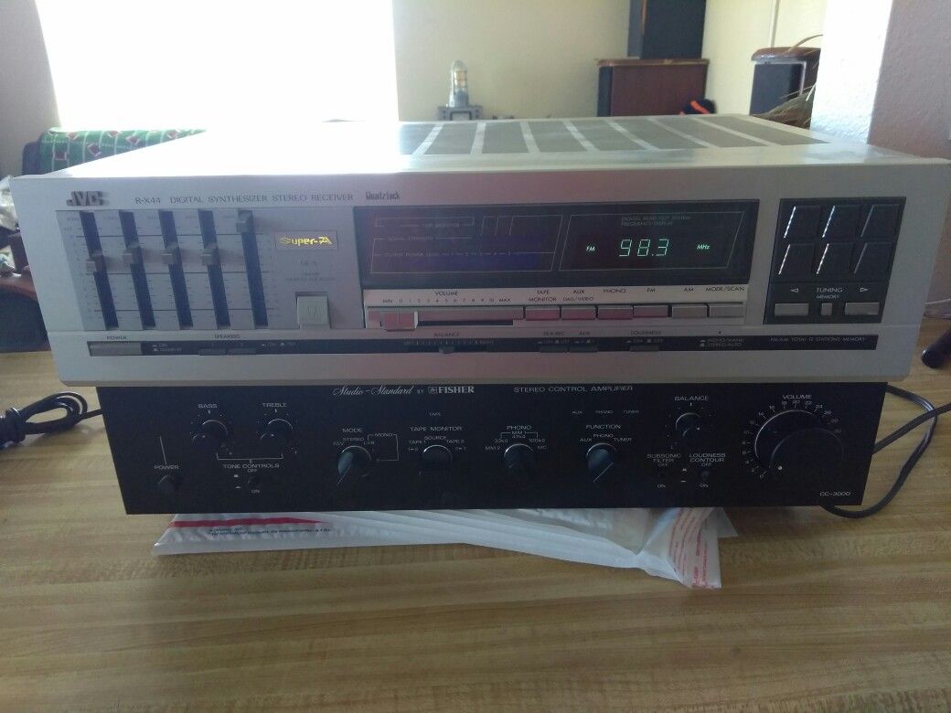 JVC Silverface Stereo Receiver. $50