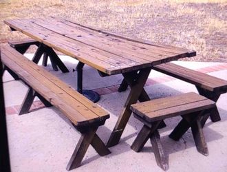 Pick Nic table (as asi)need some TLC $120  o.b.o