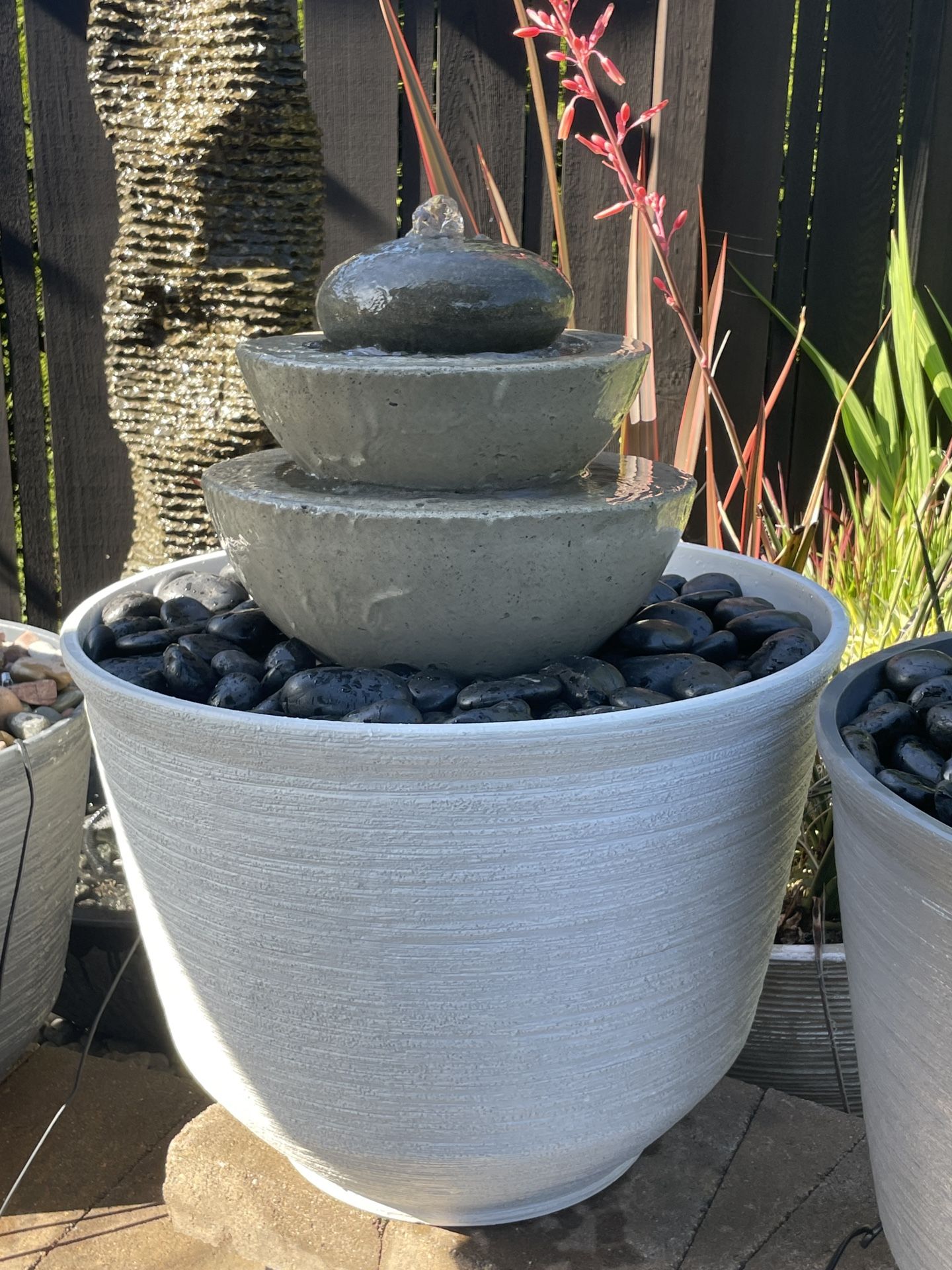 30” Custom 3 Tiered Cascading Water Fountain ⛲️