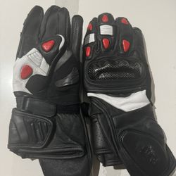 New Men I’m or Women Small Leather Motorcycle Gloves 