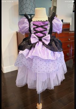 Baby Girl Purple and Black Princess Costume Dress