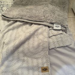 Ugg Shower Curtain With Matching Rug 