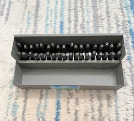 MarkRite 1/16" LET/NUM Model G10440 Heavy Duty Alloy Stamps
