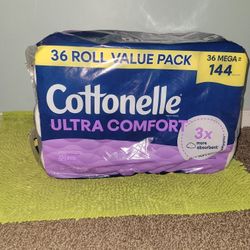 36 Rolls Toilet Paper Cottonelle 