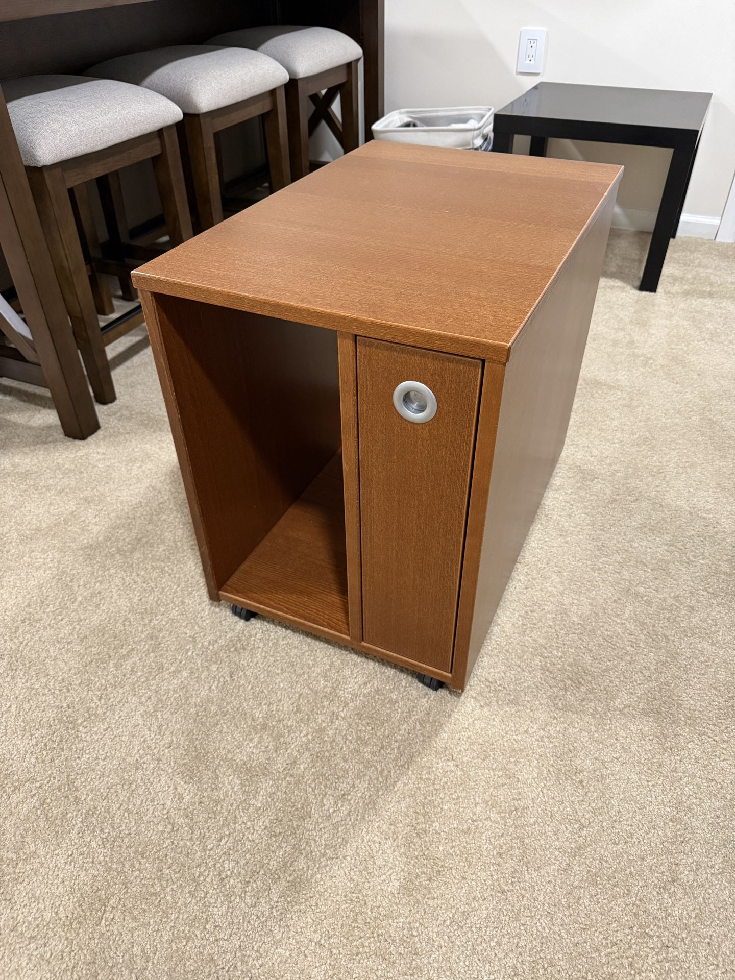 Small Office Storage Unit Cabinet Computer Printer Stand