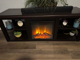 Fireplace entertainment center