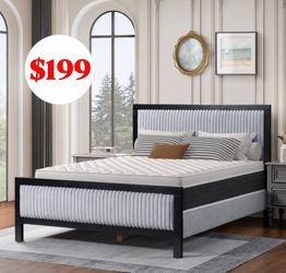‼️$199 ‼️QUEEN BEDFRAME+ MATTRESS- BrandNew in Box - FINAL SALE