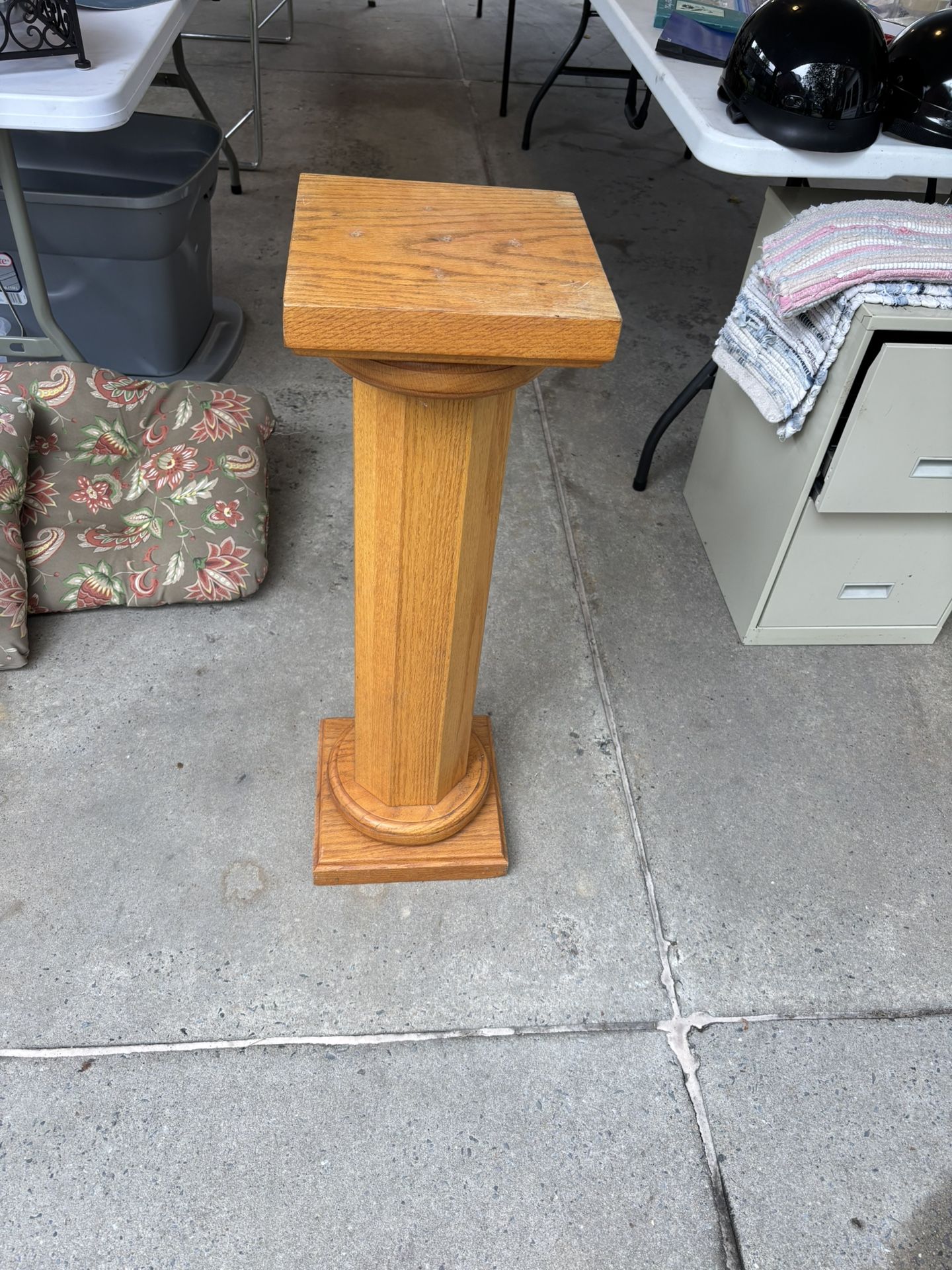 Wooden Pedestal