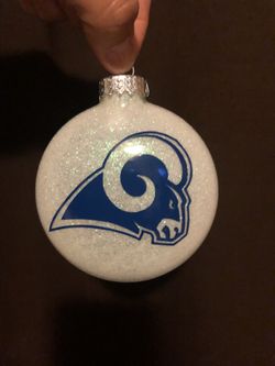 Rams Christmas ornament