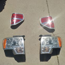 2014 Ford F-150 Headlights And Tail Lights