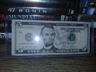 $5 starnote