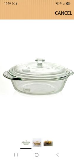 Casserole Pyrex dish with lid oven and dishwasher safe