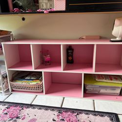 Pink shelf