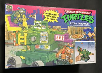 2024 Classic Teenage Mutant Ninja Turtles Pizza Thrower Vehicle TMNT New In Box