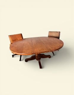 Oak Table And Chairs
