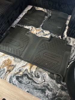 LASFIT Floor Mats for Chevy Silverado/GMC Sierra 1500/2500 HD/3500 HD Crew Cab 2019-2026