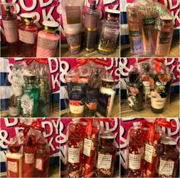 BATH AND BODY WORKS set de 3 a $25