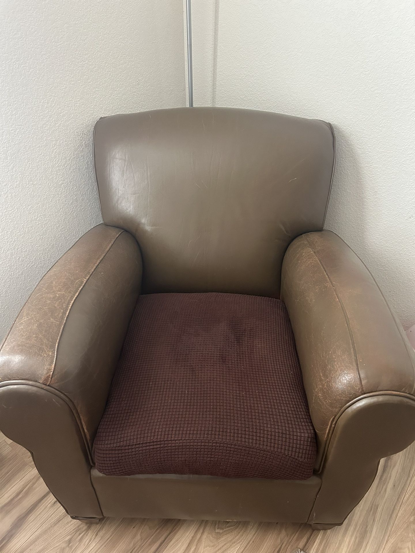 Pottery Barn Leather Chair