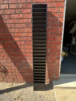 Black 23 Compartment Steel Magazine Display Rack