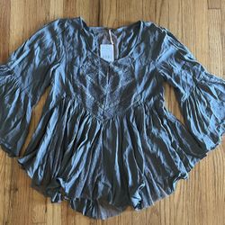 Free People Sweeter Emotion Top NWT SZ Small