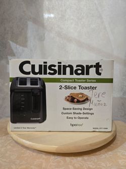 Cuisinart 2-Slice Compact Toaster CPT-120BK