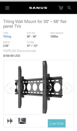 Universal Tilting TV wall Mount