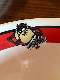 Vintage Looney Tunes Tasmanian Devil bowls
