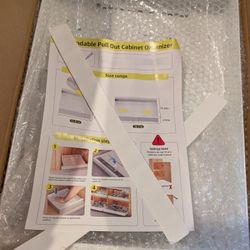 Pull Out Cabinet Organizer 21" Deep Expandable Slide Out Drawer Organizers