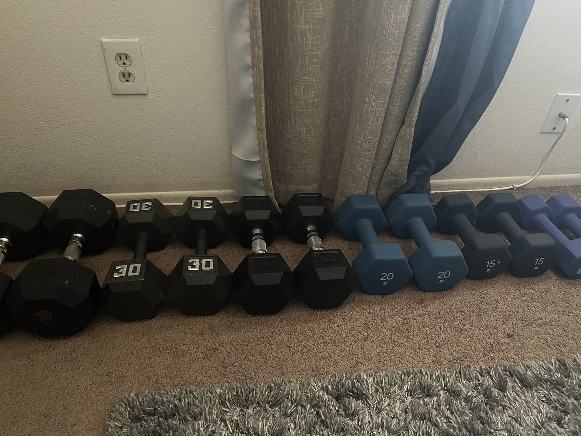 Dumbbells Entire Set For $350