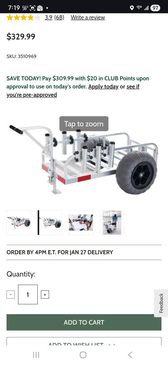 Bass PRO Fishing Wagon