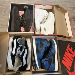 Size 8 Jordan / Vans 