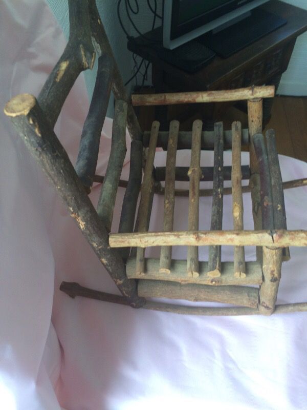 Antique miniature rocking chair