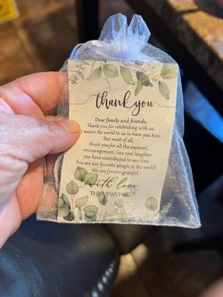 Wedding gift favors