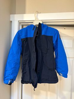 Lands end kids snow jacket and bib size 6/7