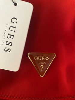 New Red Guess Ladies Backpack