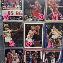 Basketball NBA Cards- Stars And Hall Of Famers (Prices In Photos)