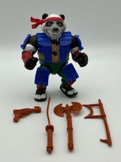 Vintage TMNT Panda Khan Teenage Mutant Ninja Turtles 1990 100% Complete