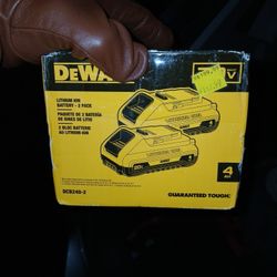 Dewalt 2pk 4ah Battery Set