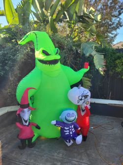 Nightmare Before Christmas Inflatable Oogie Boogie - Disney Halloween