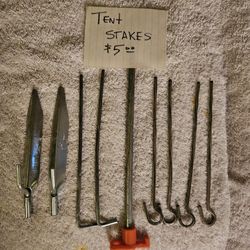 Tent Stakes -9 Total